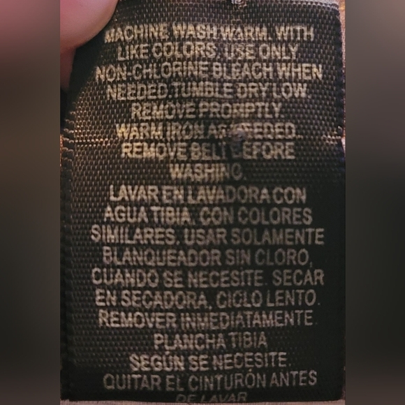 Arizona Jean Co Men's Tan Flat Front 6 Pocket Big & Tall Cargo Shorts 46x10 - Picture 8 of 8